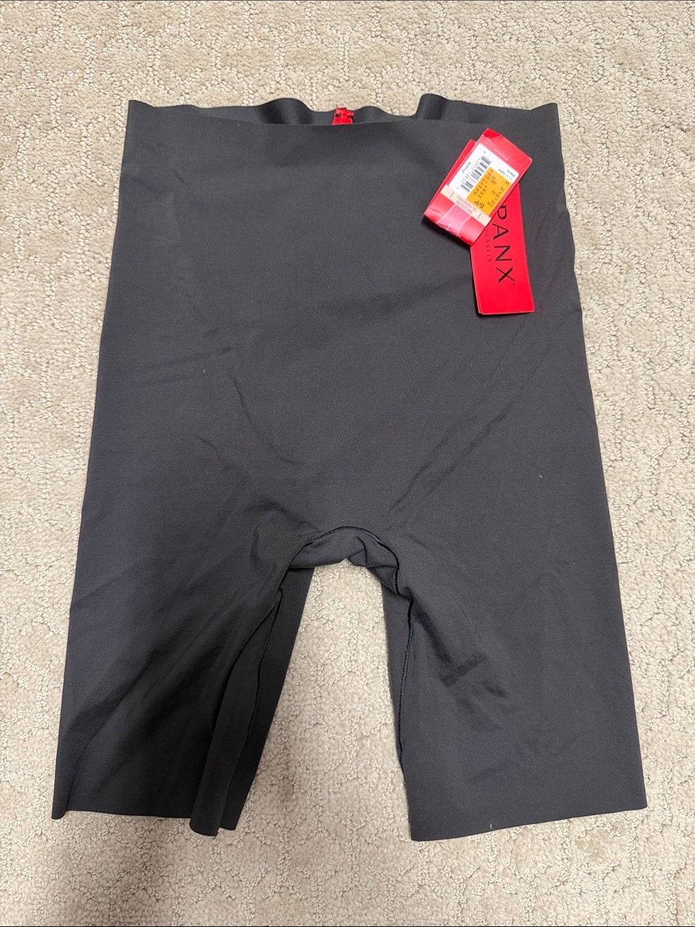 SPANX Black Mid-Thigh Shaping Shorts